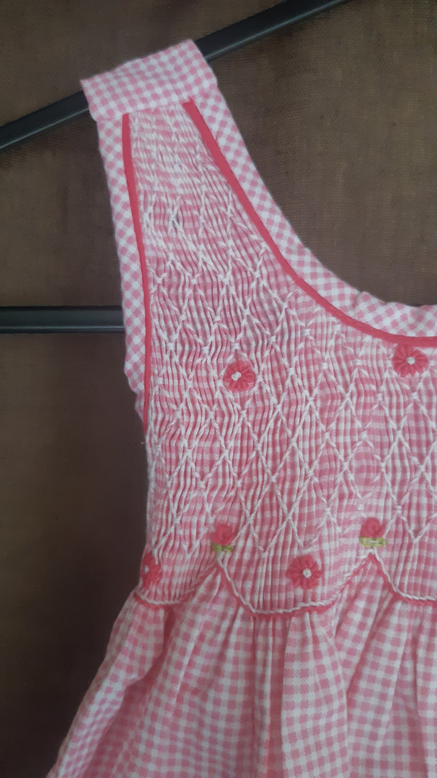 Armlös smockklänning 1-2år