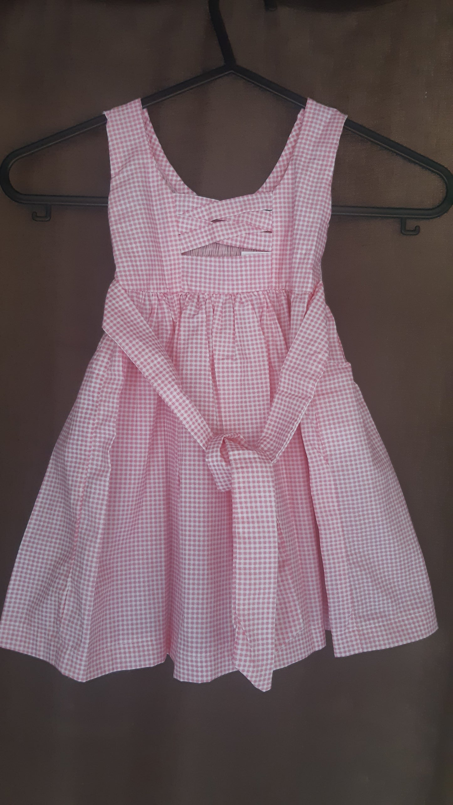 Armlös smockklänning 1-2år