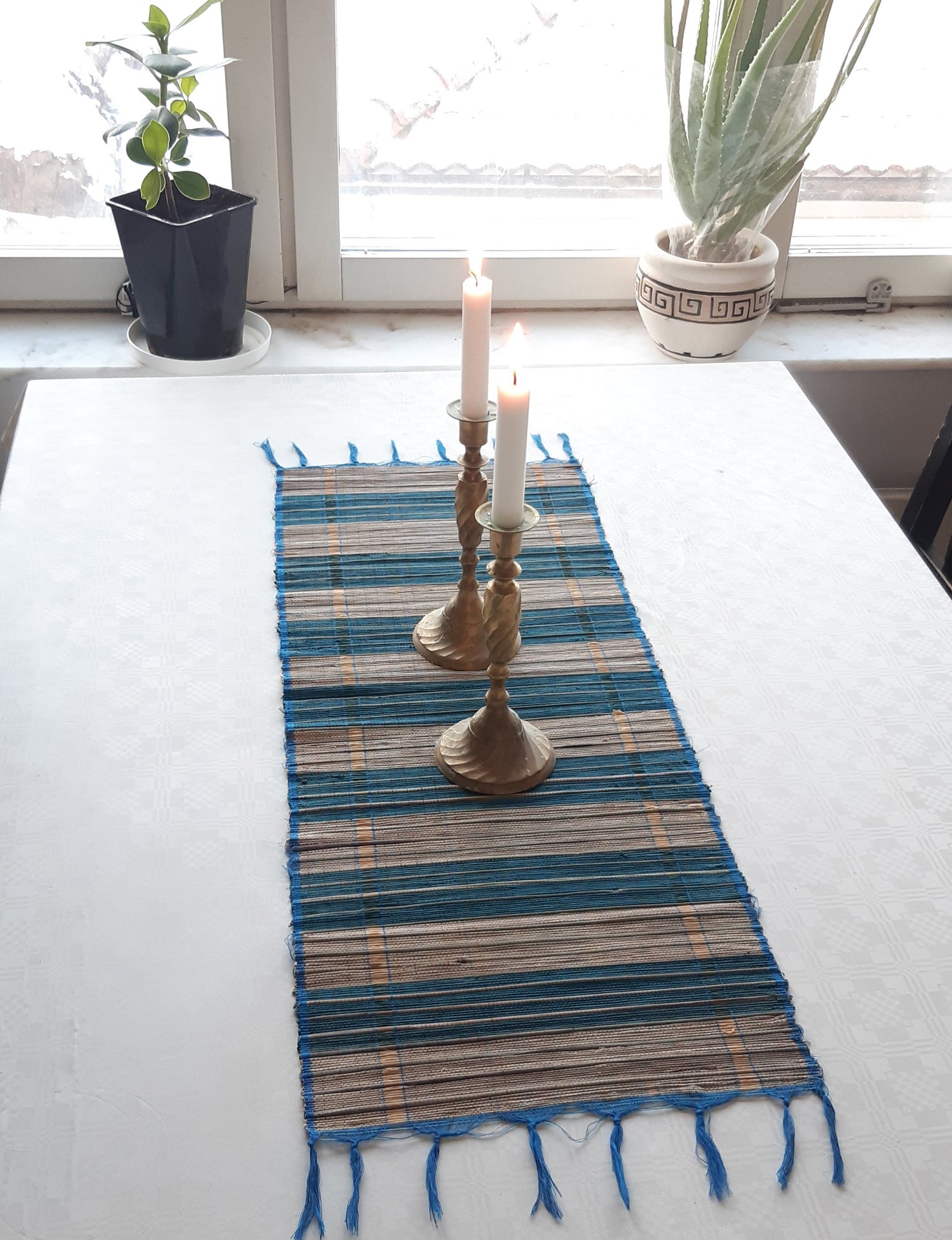 Bordsuppsättning i naturmaterial - Ranomasina