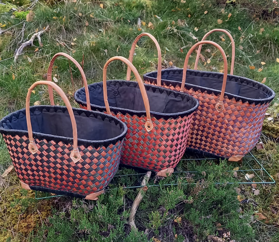 Aravolahalm flätad varukorg