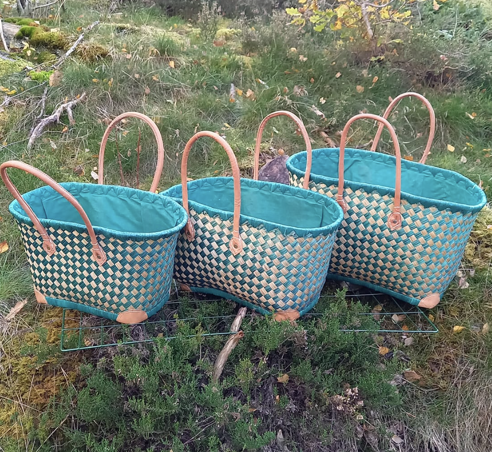 Aravolahalm flätad varukorg