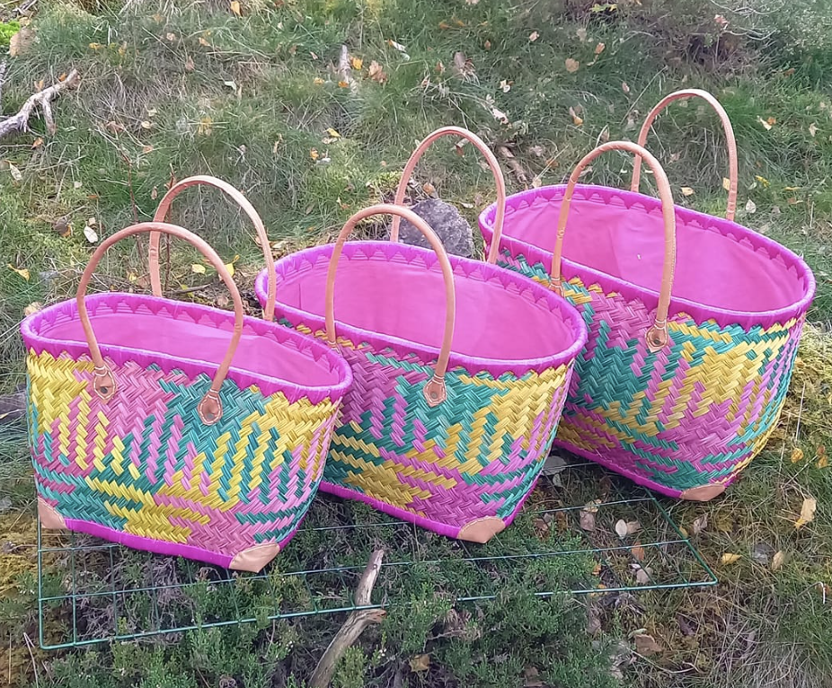 Aravolahalm flätad varukorg
