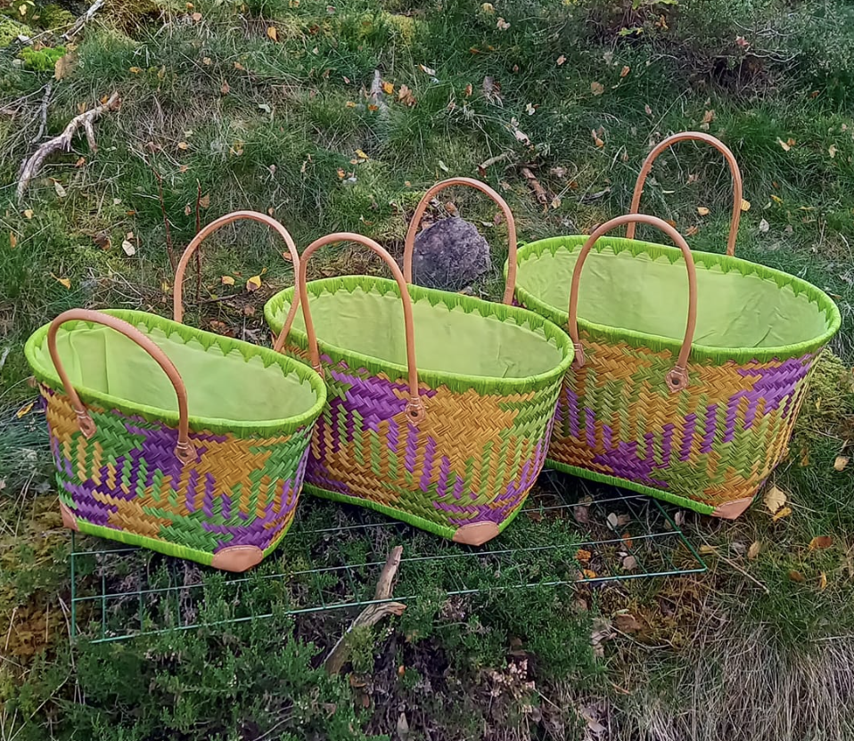 Aravolahalm flätad varukorg