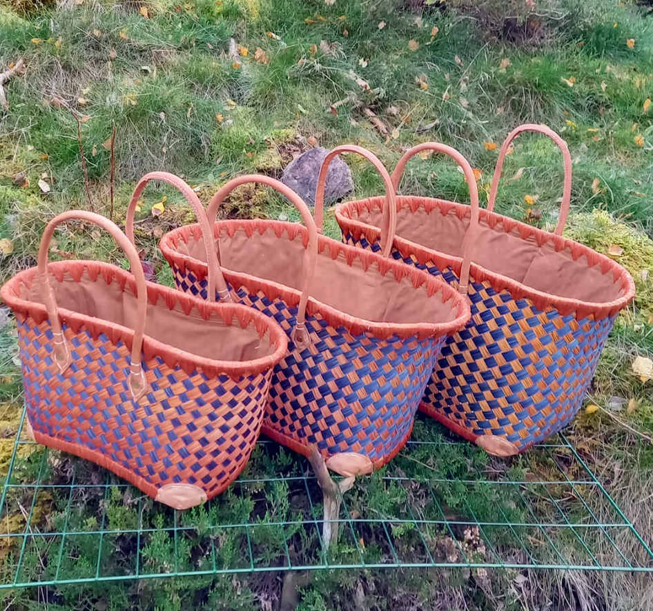 Aravolahalm flätad varukorg