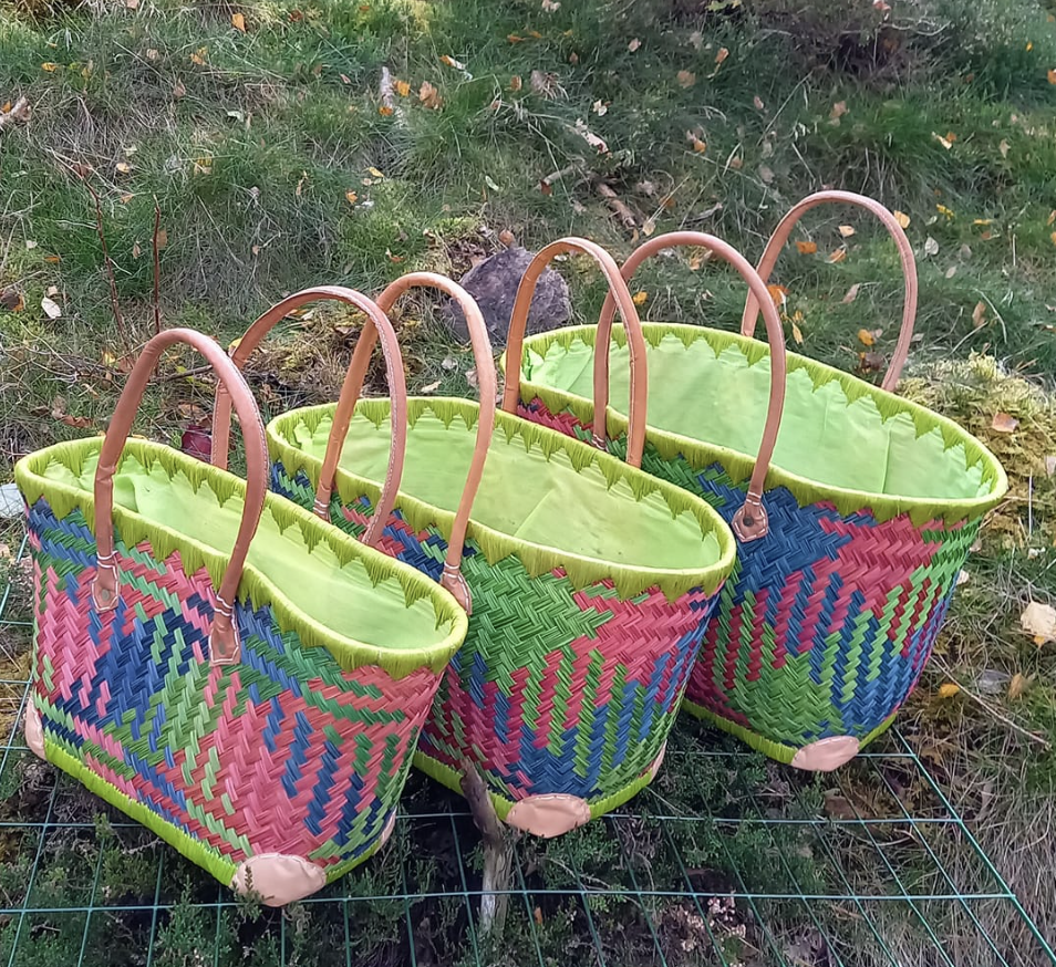 Aravolahalm flätad varukorg