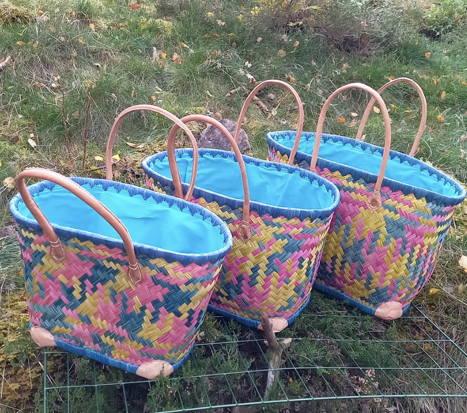 Aravolahalm flätad varukorg