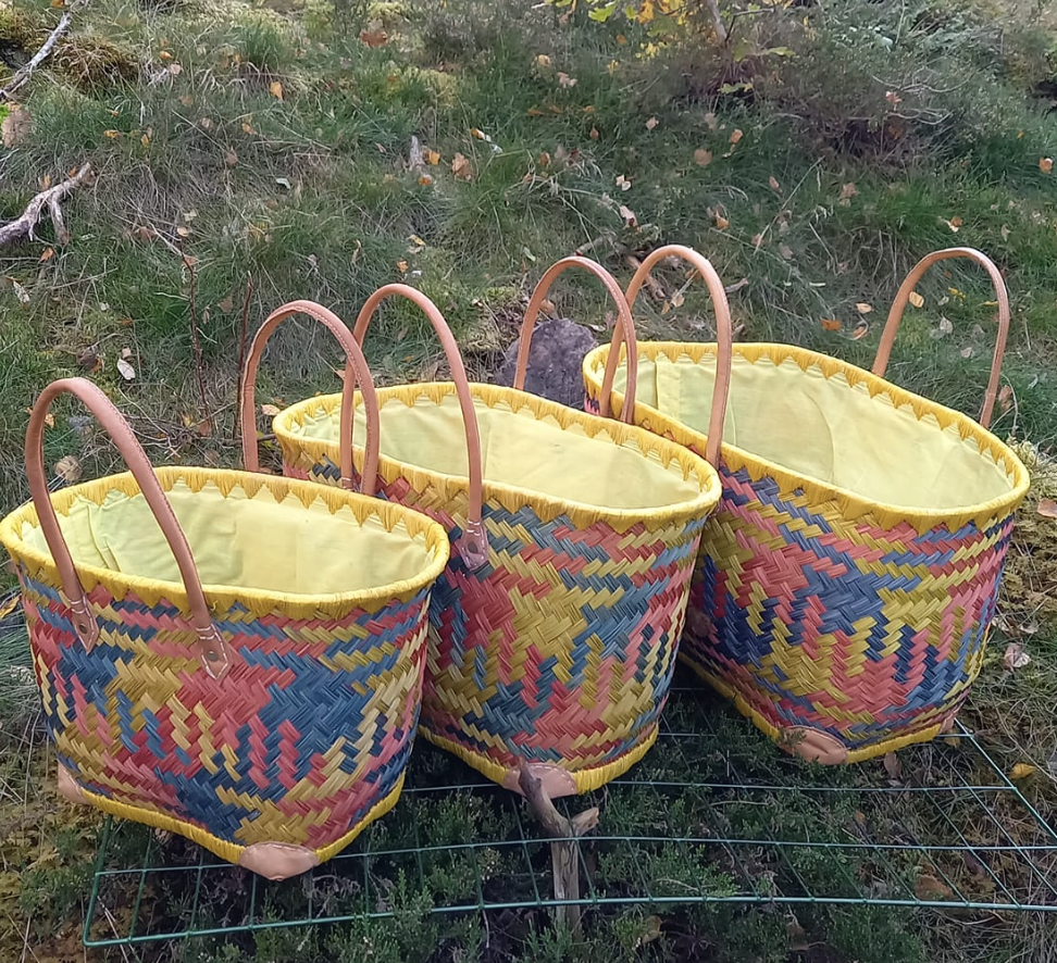 Aravolahalm flätad varukorg