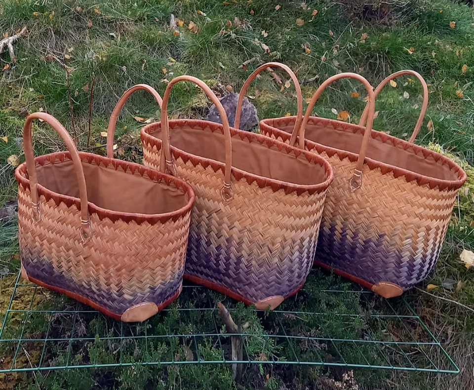 Aravolahalm flätad varukorg