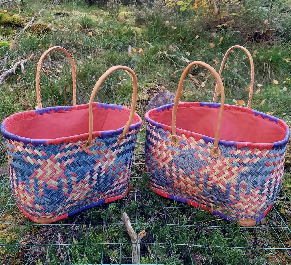 Aravolahalm flätad varukorg