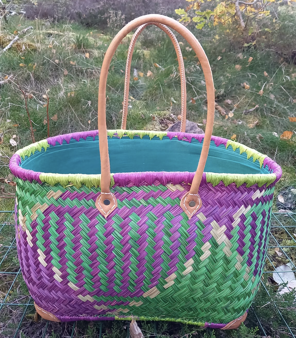 Aravolahalm flätad varukorg