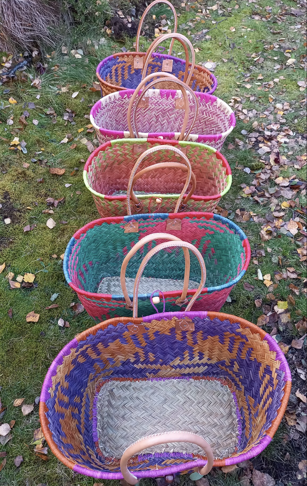 Enkel Aravola flätad varukorg (utan tygpåse)