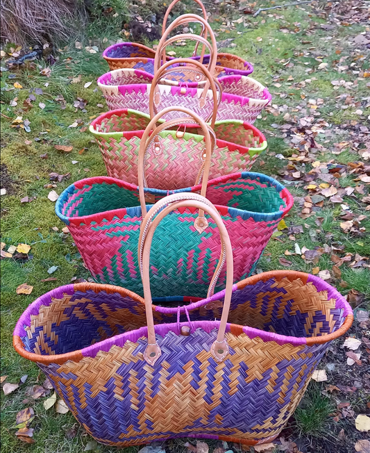 Enkel Aravola flätad varukorg (utan tygpåse)