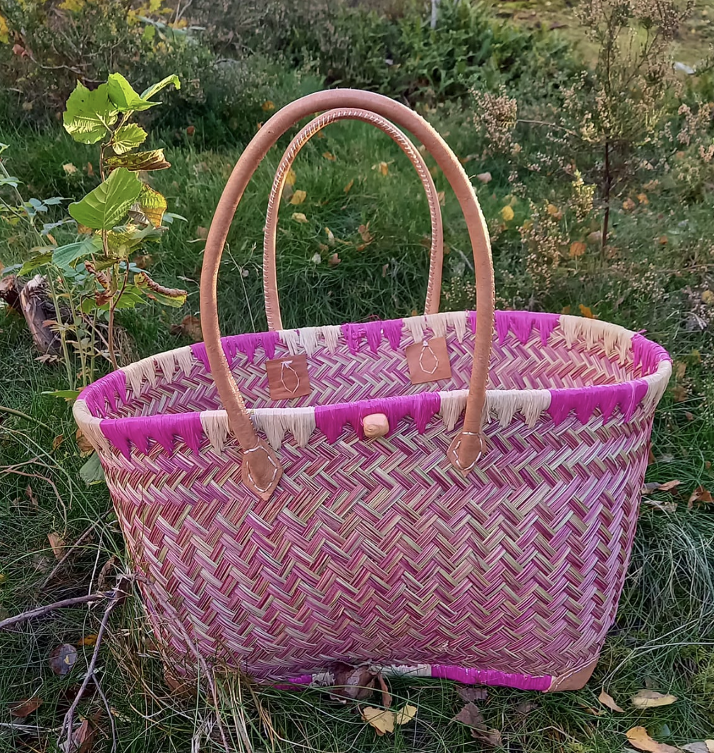 Enkel Aravola flätad varukorg (utan tygpåse)