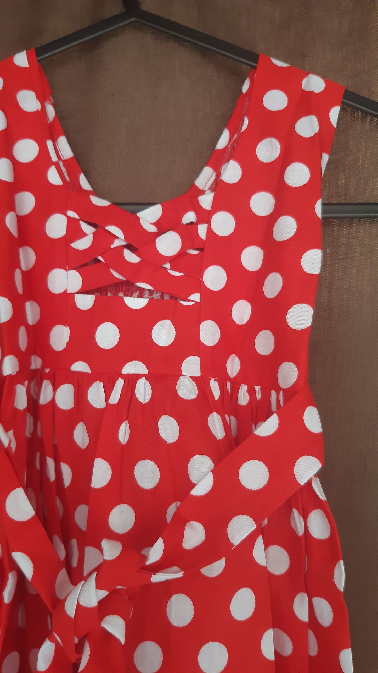 Armlös smockklänning 1-2år