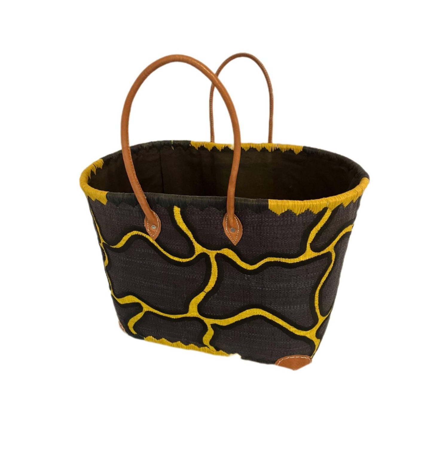 ARAVOLA broderade korgväskor