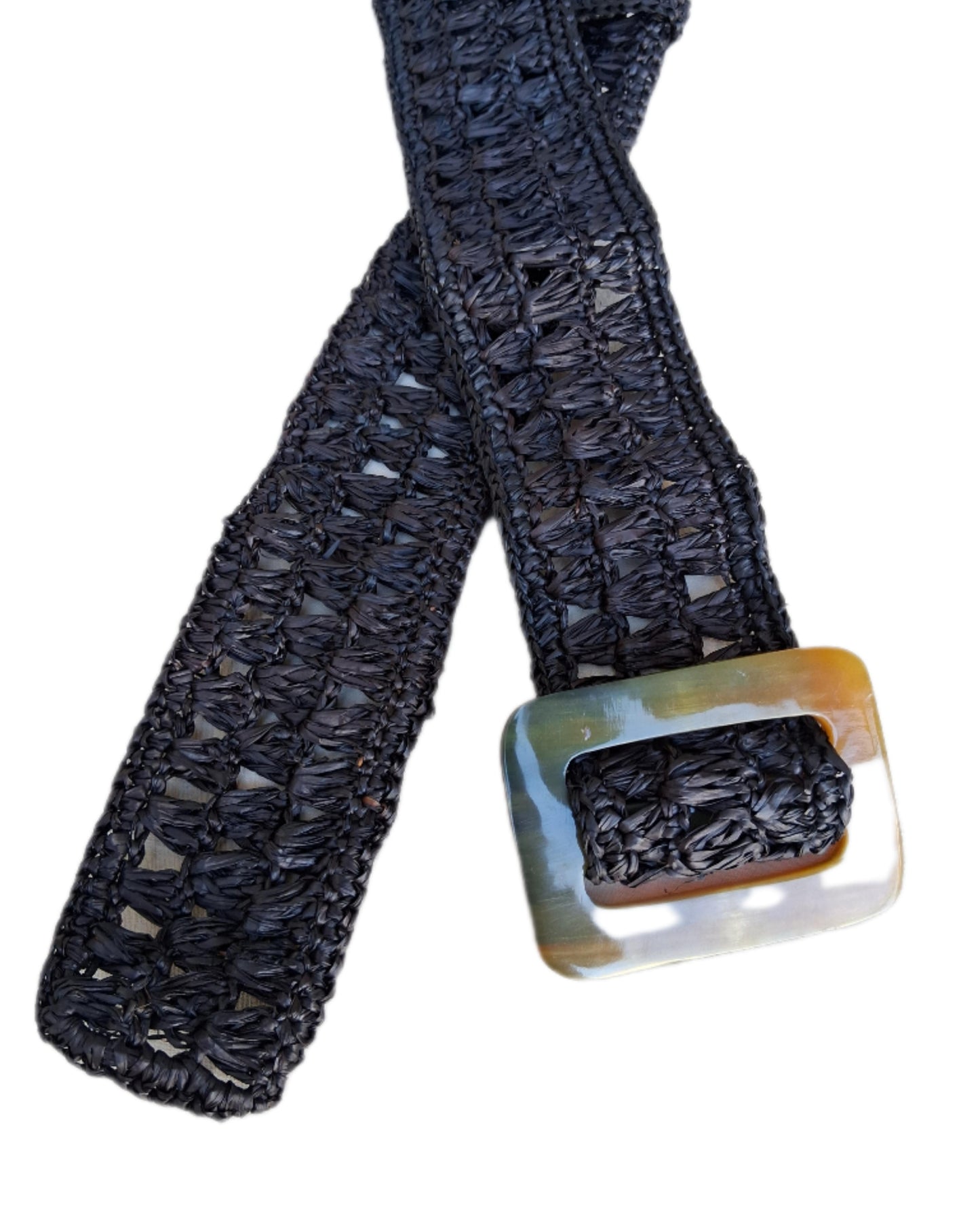 Raffia bälte