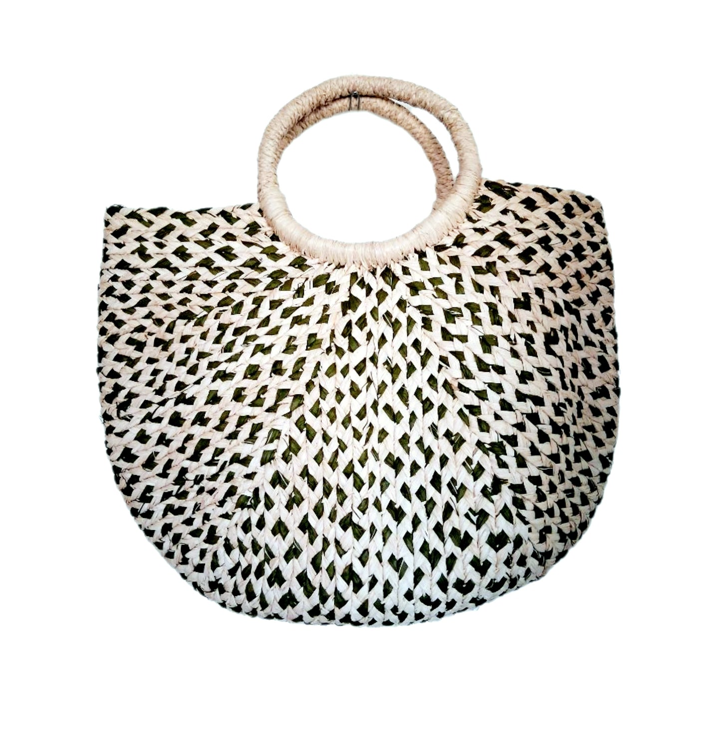 Mjuka raffia korgväskor
