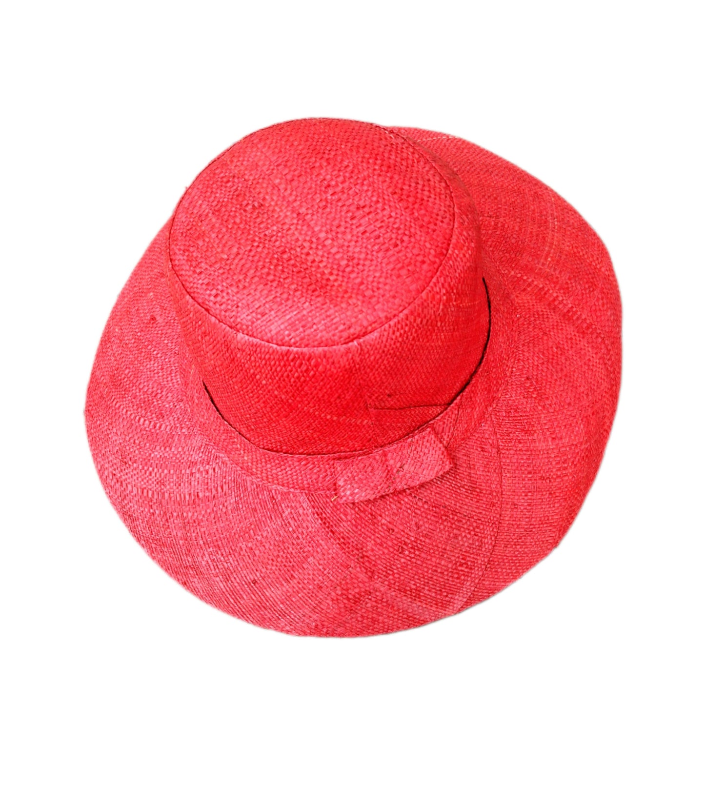 Flätad Raffia solhatt