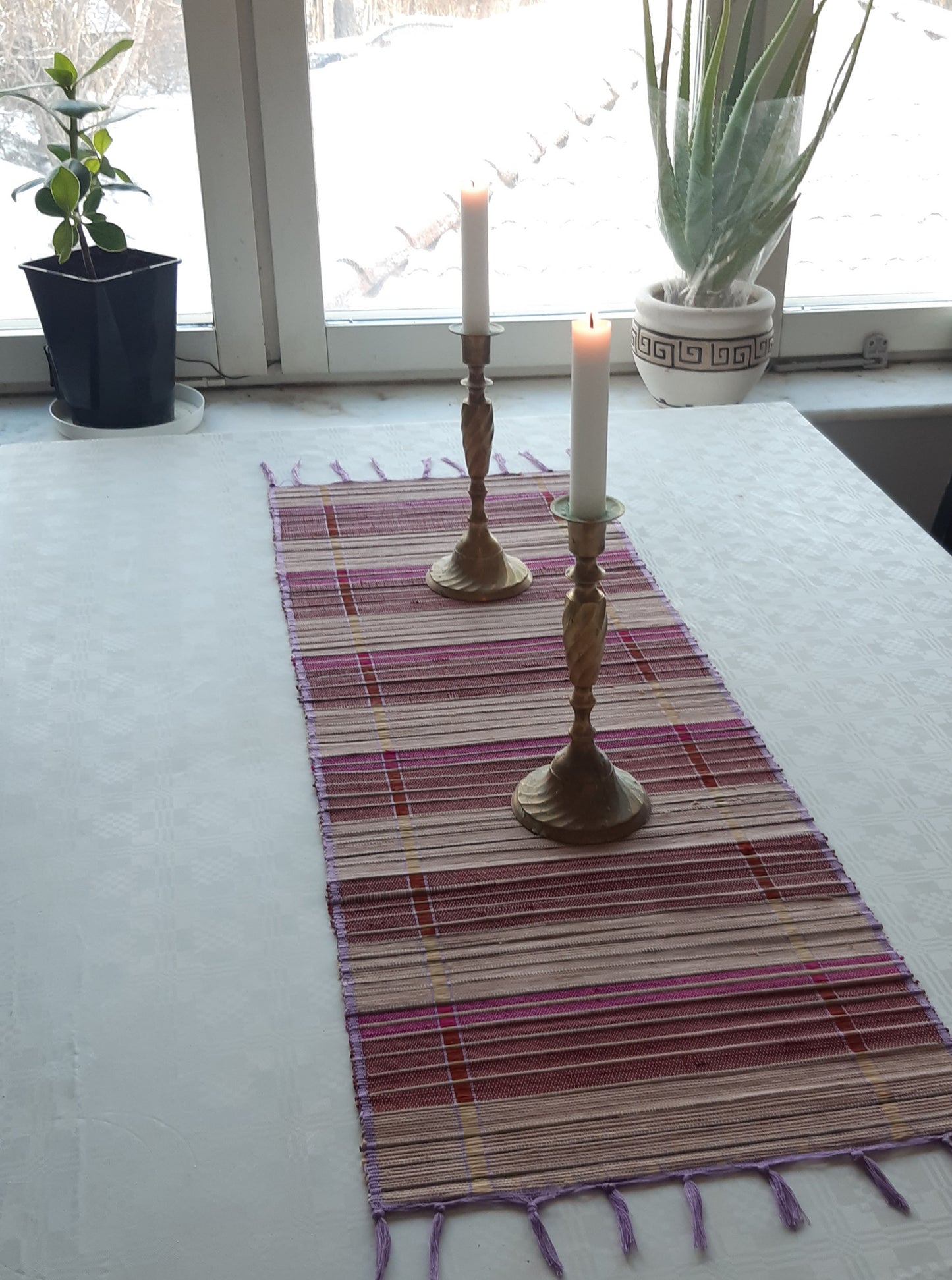 Bordsuppsättning i naturmaterial - Saonjo